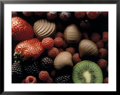 Strawberries, Raspberries And Kiwis by Howard Sokol Pricing Limited Edition Print image
