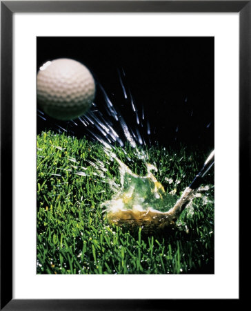 Golf Club Hitting Ball by Henryk T. Kaiser Pricing Limited Edition Print image