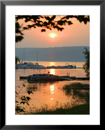 Sunset, Pocono Mountains, Lake Wallenpaupack, Pa by Jeff Greenberg Pricing Limited Edition Print image