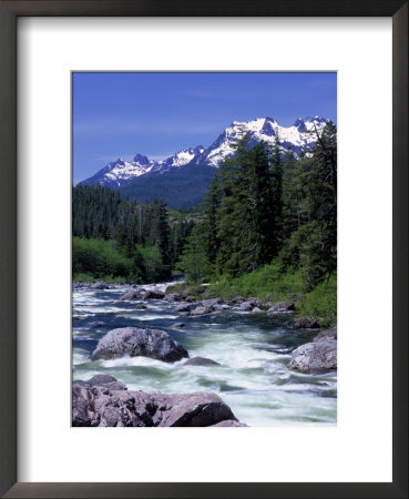 Mountain River In Spring, Bc, Canada by Troy & Mary Parlee Pricing Limited Edition Print image