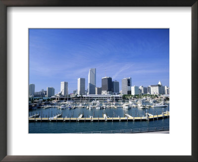 Boat And Yachts At Bayside Marina, Miami by Angelo Cavalli Pricing Limited Edition Print image