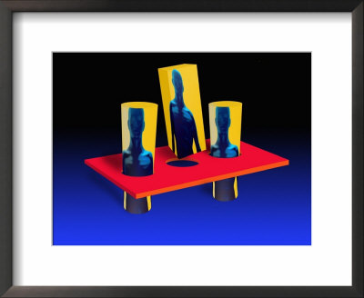 Square Peg Trying To Fit In Round Hole by Paul Katz Pricing Limited Edition Print image