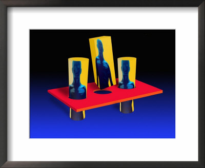 Square Peg Trying To Fit In Round Hole by Paul Katz Pricing Limited Edition Print image