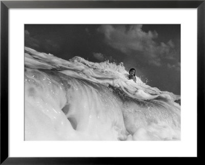 S. Florida, Woman Playing In Surf by Pat Canova Pricing Limited Edition Print image
