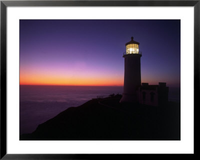 North Head Lighthouse At Sunset, Wa Coast by Mark Windom Pricing Limited Edition Print image