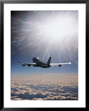 Airplane Flying Through Clouds by Peter Walton Pricing Limited Edition Print image