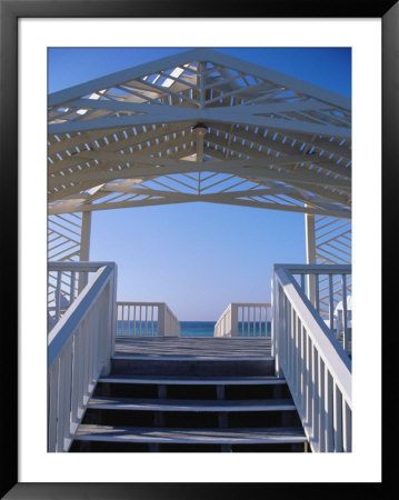 Seaside, Florida, White Structure by Terri Froelich Pricing Limited Edition Print image