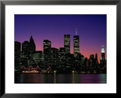 Downtown New York City Skyline by Len Delessio Pricing Limited Edition Print image
