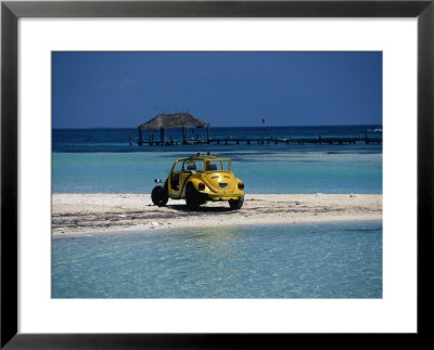Car On Beach Isla Muteres, Mexico by Angelo Cavalli Pricing Limited Edition Print image