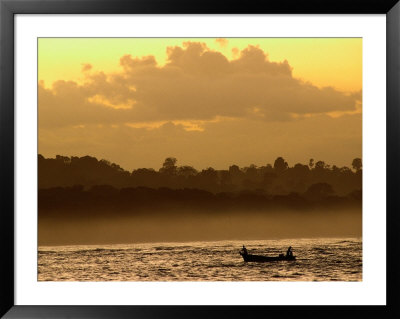 Fishing Boat At Dusk, Cahuita, Costa Rica by Dan Gair Pricing Limited Edition Print image