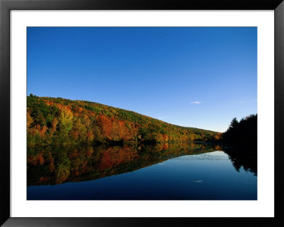Fall Foliage And Lake, The Berkshires, Ma by Kindra Clineff Pricing Limited Edition Print image