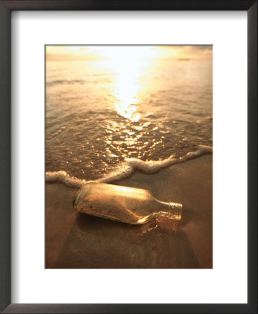 Bottle Washed Up On Beach, Koh Samui, Thailand by Jacob Halaska Pricing Limited Edition Print image