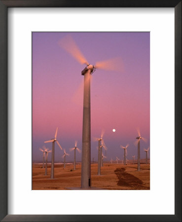 Wind Generators With Moon by Kyle Krause Pricing Limited Edition Print image
