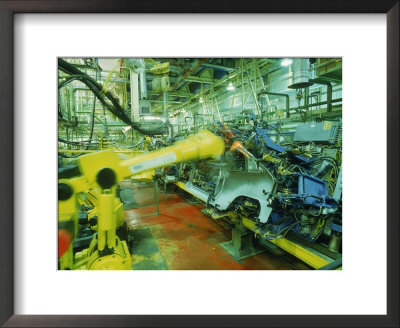 Robots Welding Opel Cars, Germany by Jan Halaska Pricing Limited Edition Print image