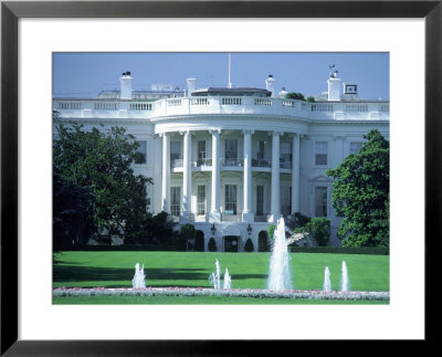 Exterior Of White House, Washington, Dc by Jon Riley Pricing Limited Edition Print image
