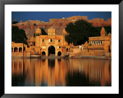 Gadi Sagar Temple, Jaisalmer, Rajasthan, India by Jacob Halaska Pricing Limited Edition Print image