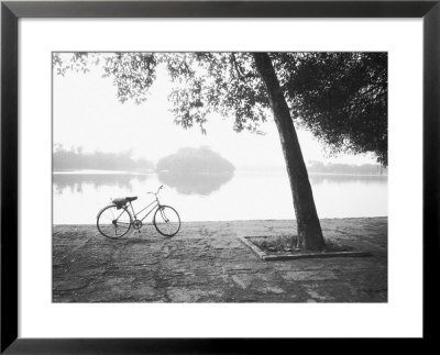 Bicycle And Bay Mau Lake Lenin Park by Walter Bibikow Pricing Limited Edition Print image