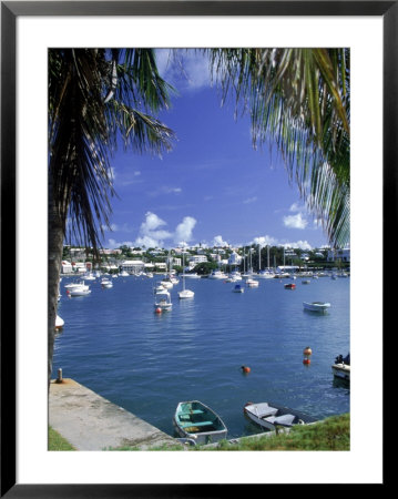 Boat In Harbor, Hamilton, Bermuda by Jim Schwabel Pricing Limited Edition Print image