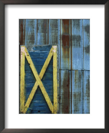 Rusted Colorful Barn Door, Esko, Mn by Adam Stockland Pricing Limited Edition Print image