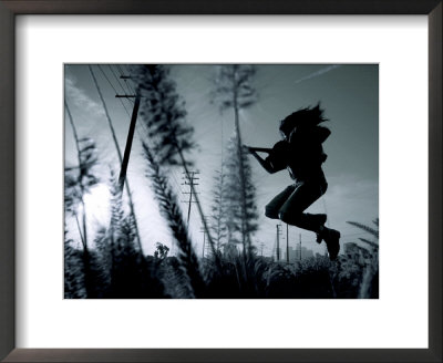 Person Jumping, Happy, Music by Josh Mitchell Pricing Limited Edition Print image