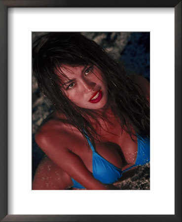 Close-Up Of Woman In Beachwear by Vince Cavataio Pricing Limited Edition Print image