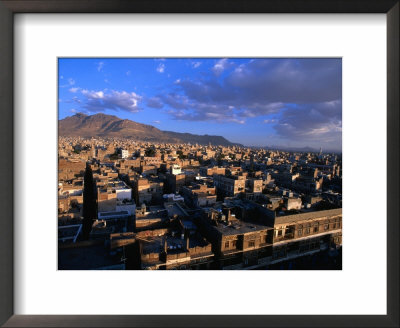 Old City At Sunset, San'a, Yemen by Chris Mellor Pricing Limited Edition Print image