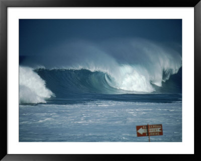 Crashing Waves, Oahu, Hawaii by Bill Romerhaus Pricing Limited Edition Print image