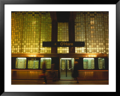 L Station At O'hare Intl Airport, Chicago, Il by Peter Schulz Pricing Limited Edition Print image