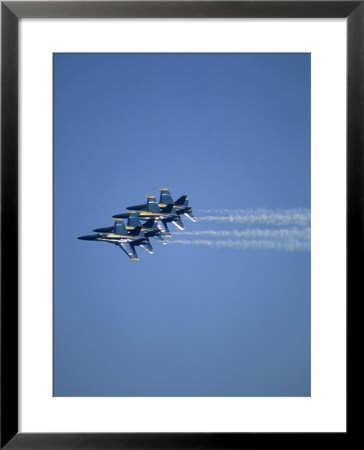 Usn Blue Angels Flying In Formation by John Luke Pricing Limited Edition Print image