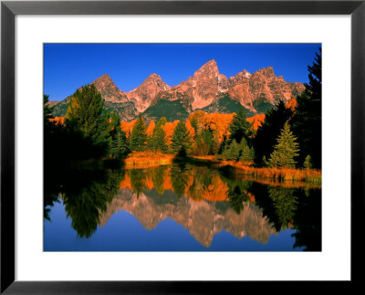 Teton Range In Autumn, Grand Teton National Park, Wy by Russell Burden Pricing Limited Edition Print image