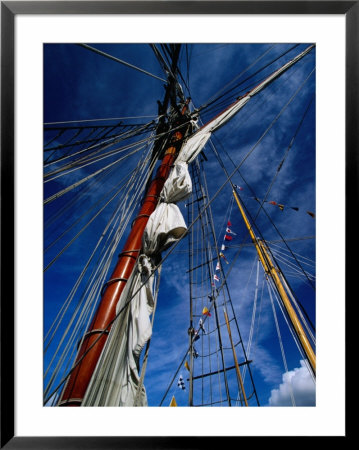 Rigging Of La Recouvrance, Brest, Brittany, France by Jean-Bernard Carillet Pricing Limited Edition Print image
