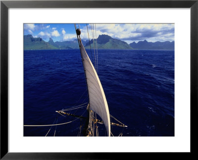 Mainstay Of Tallship, Bora Bora, The French Polynesia by John Borthwick Pricing Limited Edition Print image