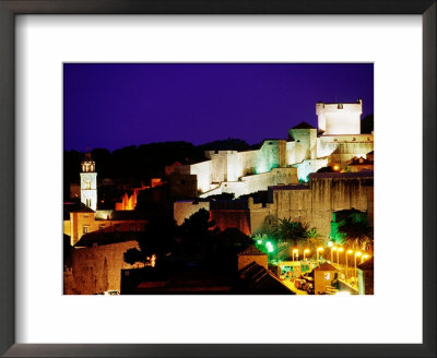 Minceta Tower And City Walls At Dusk, Dubrovnik, Croatia by Richard I'anson Pricing Limited Edition Print image