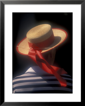 Canal Grande Towards Santa Gondolier, Venice, Italy by Walter Bibikow Pricing Limited Edition Print image