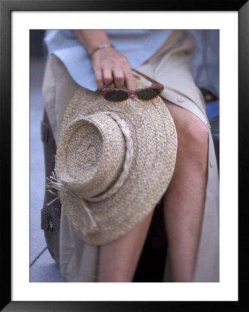 Woman With Luggage, Florida, Usa by Stuart Westmoreland Pricing Limited Edition Print image