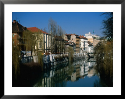 Ljubljanica River Seen From Cevljarski (Cobbler) Bridge, Ljubljana, Slovenia by Martin Moos Pricing Limited Edition Print image