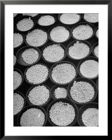 Trays, Containing 700 Pearls Each, At Factory by Alfred Eisenstaedt Pricing Limited Edition Print image