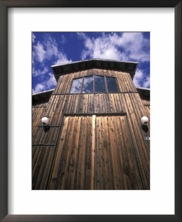 Clouds And Barn Door At Harmony Winery, California by Rich Reid Pricing Limited Edition Print image