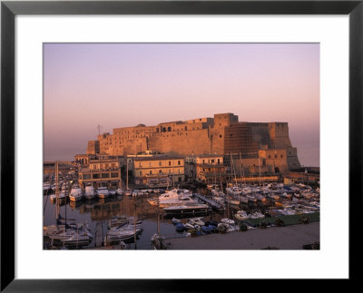 Old Fortress And Harbour At Sunset In Naples, Italy by Richard Nowitz Pricing Limited Edition Print image