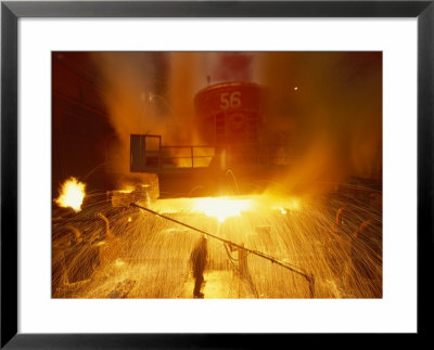 Inside The East-Slovakian Steel Mill by James L. Stanfield Pricing Limited Edition Print image