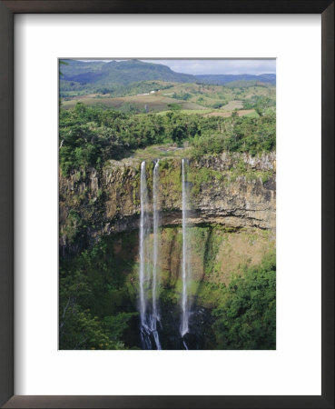 Chamarel Waterfalls, Mauritius, Indian Ocean by Amanda Hall Pricing Limited Edition Print image