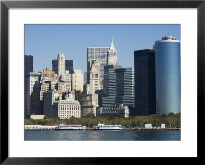 Battery Park And Lower Manhattan, New York City, New York, United States Of America, North America by Amanda Hall Pricing Limited Edition Print image