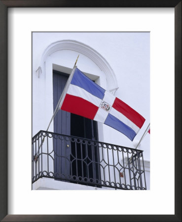 National Flag, Dominican Republic, Caribbean, West Indies by Guy Thouvenin Pricing Limited Edition Print image