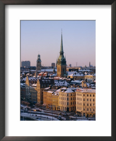 City Skyline, Stockholm, Sweden, Scandinavia, Europe by Sylvain Grandadam Pricing Limited Edition Print image