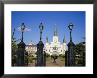 Jackson Square, New Orleans, Louisiana, Usa by Charles Bowman Pricing Limited Edition Print image