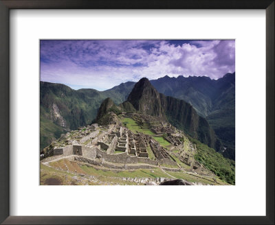 Ruins Of Inca City In Morning Light, Urubamba Province, Peru by Gavin Hellier Pricing Limited Edition Print image