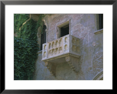 Juliet's Balcony, Verona, Unesco World Heritage Site, Veneto, Italy, Europe by Gavin Hellier Pricing Limited Edition Print image
