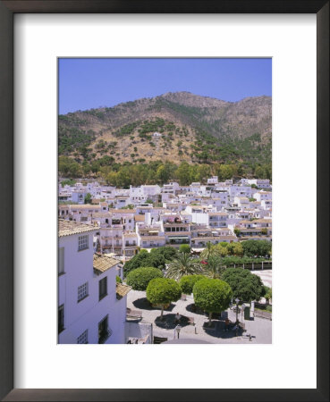 The White Hill Village Of Mijas, Costa Del Sol, Andalucia (Andalusia), Spain, Europe by Gavin Hellier Pricing Limited Edition Print image