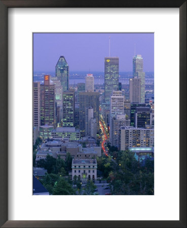 City Skyline, Montreal, Quebec Province, Canada, North America by Gavin Hellier Pricing Limited Edition Print image