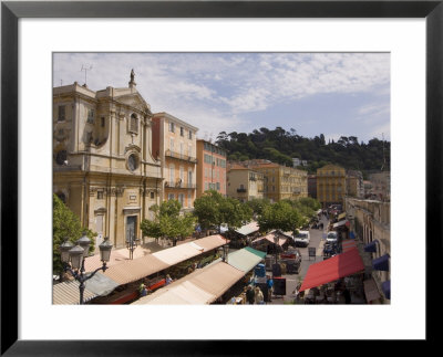 Cours Saleya, Nice, Alpes Maritimes, Provence, Cote D'azur, French Riviera, France, Europe by Sergio Pitamitz Pricing Limited Edition Print image